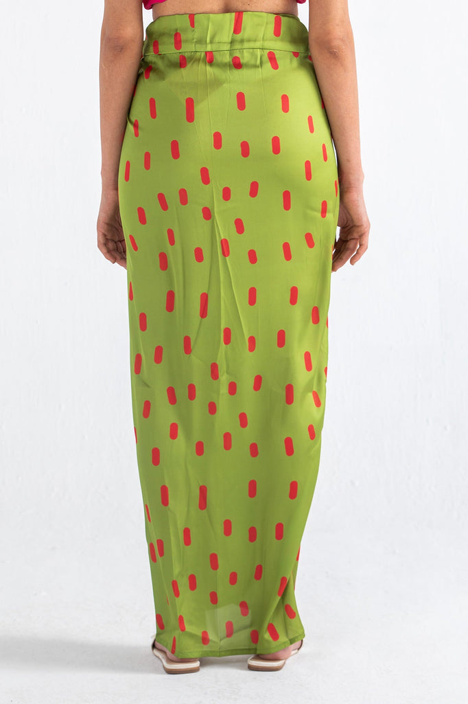 Olives wrap skirt - 3